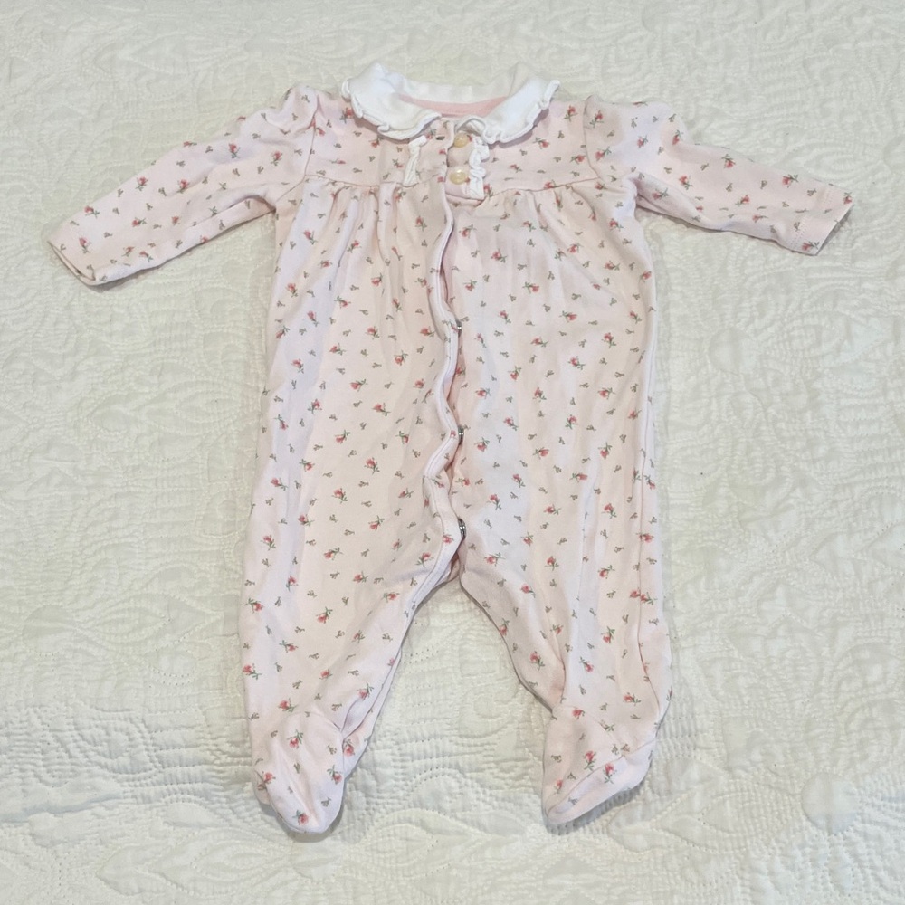 Ralph Lauren Floral Footie